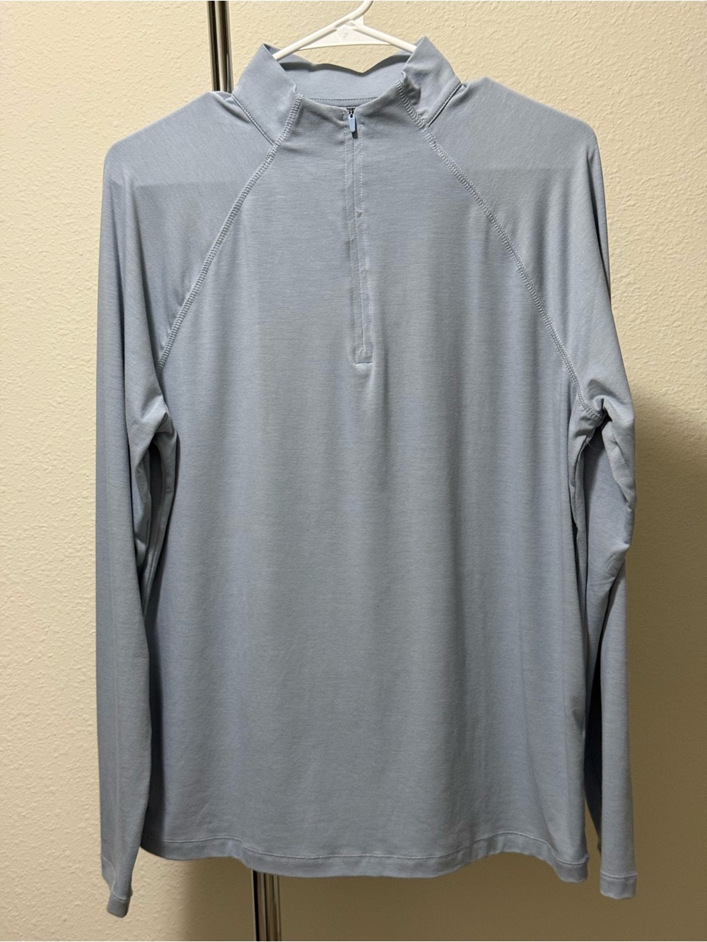G/Fore Light Blue Half-Zip Long Sleeve Pullover